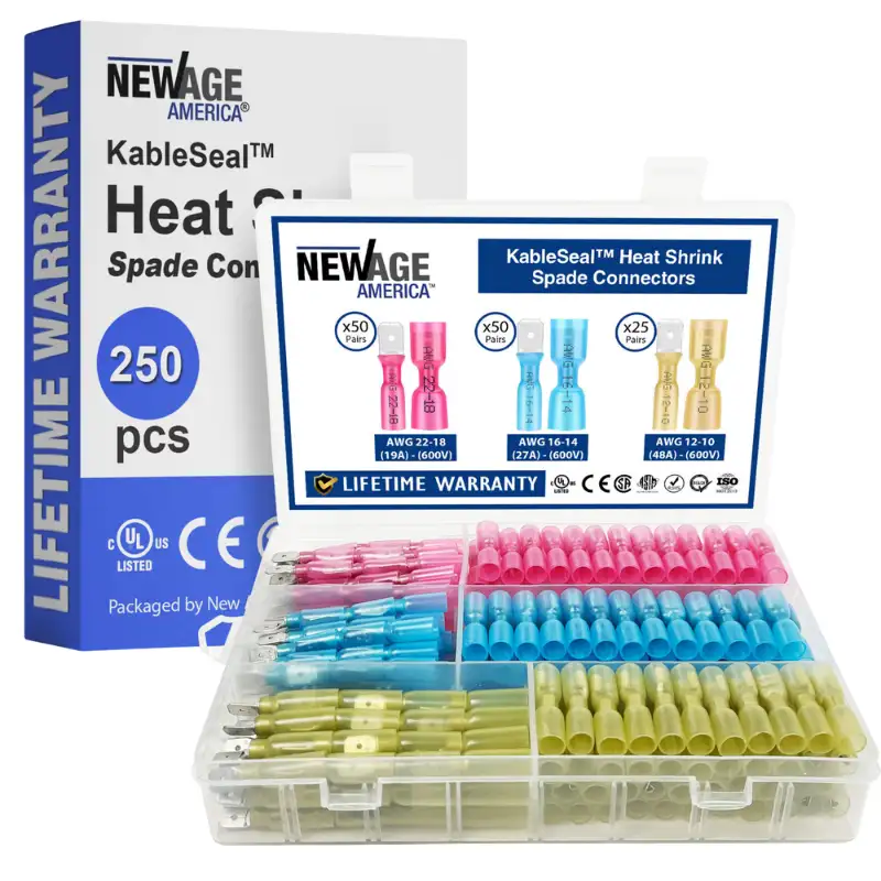 Heat Shrink Spade Connectors