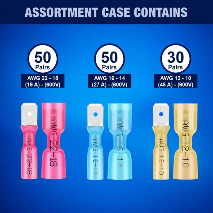 Heat Shrink Spade Connectors