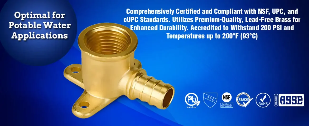 PEX FITTINGS - DESKTOP - DROP EAR ELBOW