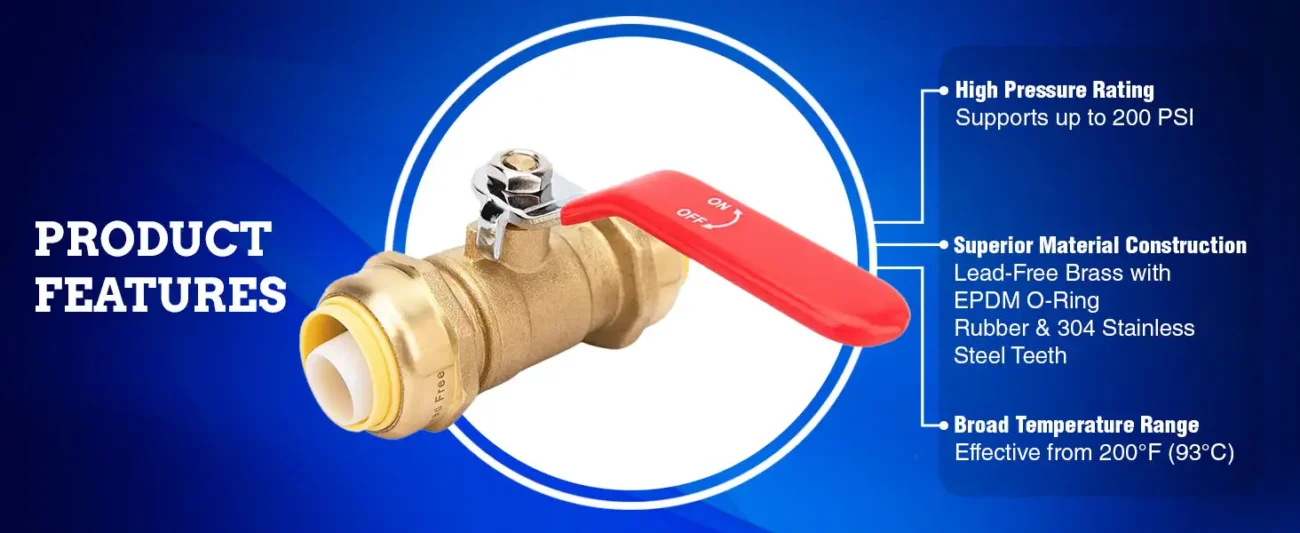 BALL VALVE - PUSH-FIT