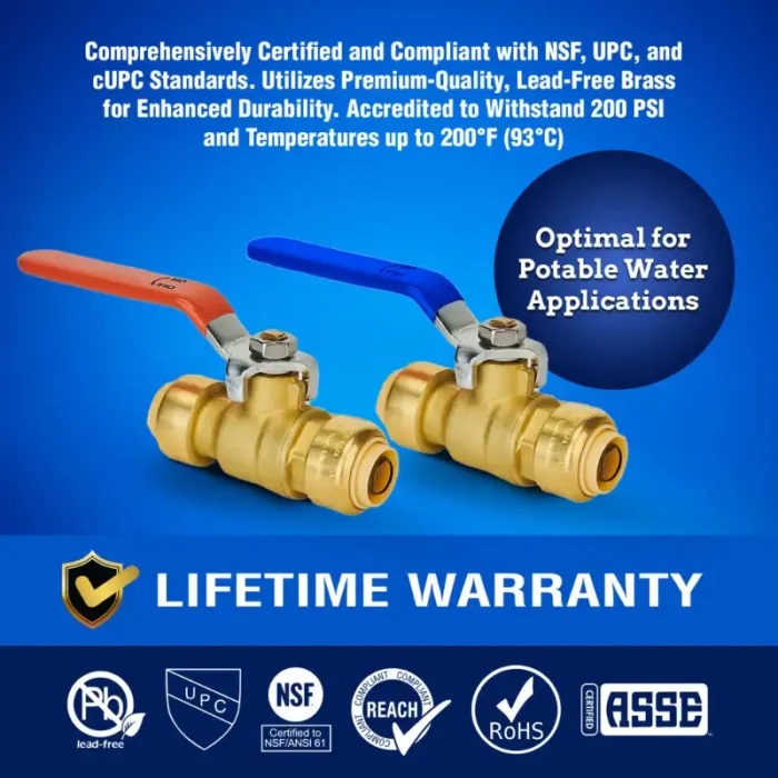 Push-Fit Ball Valve