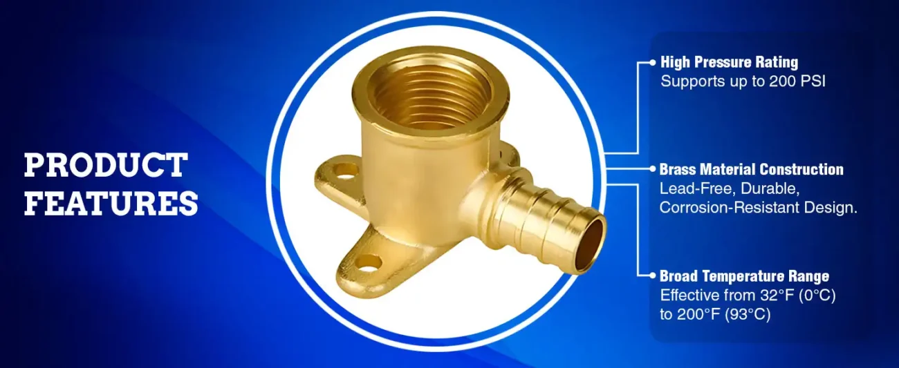 PEX FITTINGS - DESKTOP - DROP EAR ELBOW