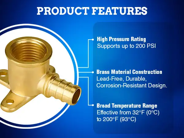PEX FITTINGS - MOBILE - DROP EAR ELBOW