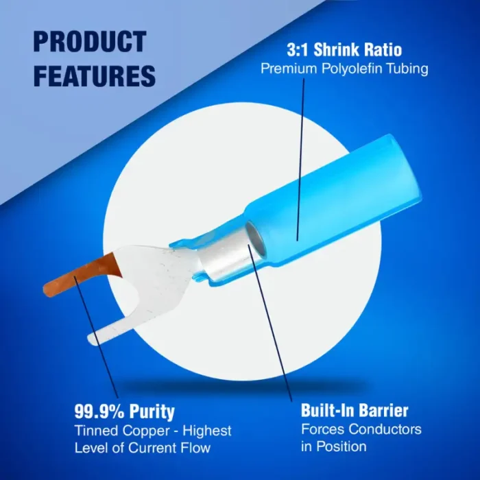 Heat Shrink Fork Connectors
