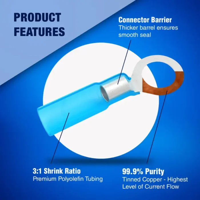 Heat Shrink Ring Connectors