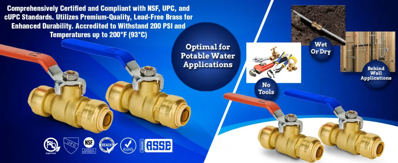 BALL VALVE - PUSH-FIT