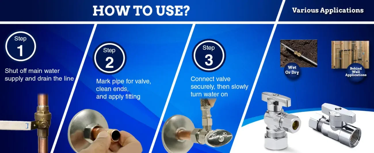STOP VALVE - COMPRESSION - DESKTOP