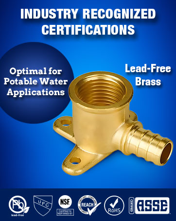 BRAND STORY - PEX FITTINGS - DROP EAR ELBOW