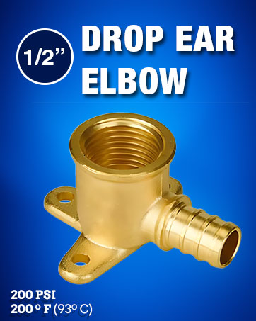 BRAND STORY - PEX FITTINGS - DROP EAR ELBOW