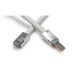 Platinum Tools 100020 Shielded EZ-RJ45® for CAT5e & CAT6 with Internal Ground Pack of 50