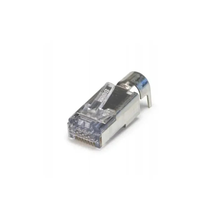 Platinum Tools 100027C ezEX48 Shielded CAT6A Connector, External Ground, Pack of 25 - Image 2