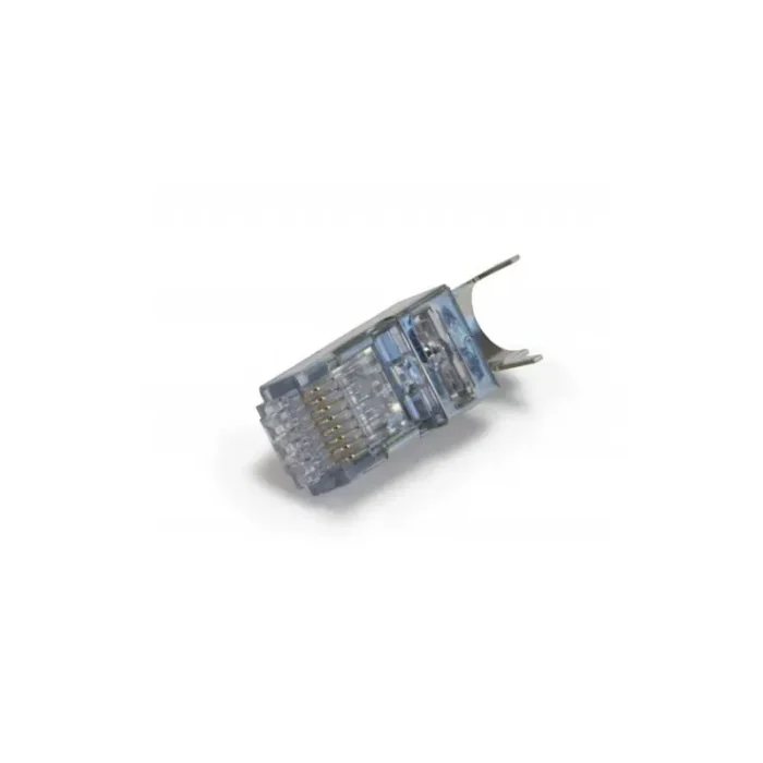 Platinum Tools 100027C ezEX48 Shielded CAT6A Connector, External Ground, Pack of 25 - Image 3