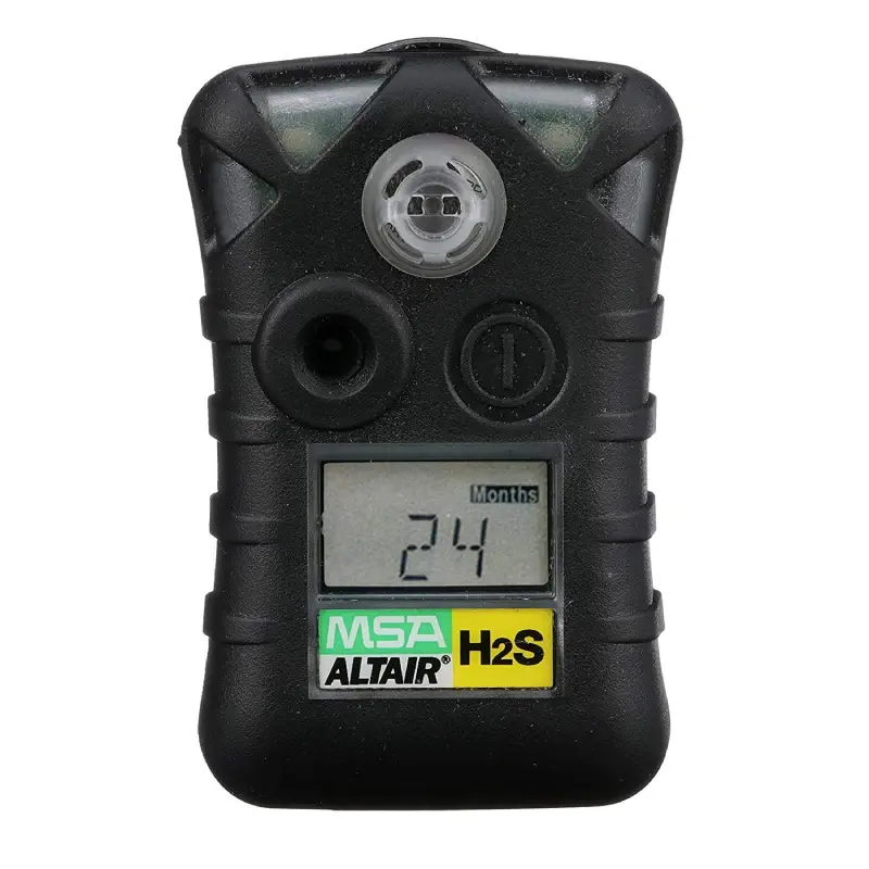 10092521.1 MSA 10092521 ALTAIR Single-Gas Detector – H₂S (Low 10 ppm / High 15 ppm), Black Case - Image 1