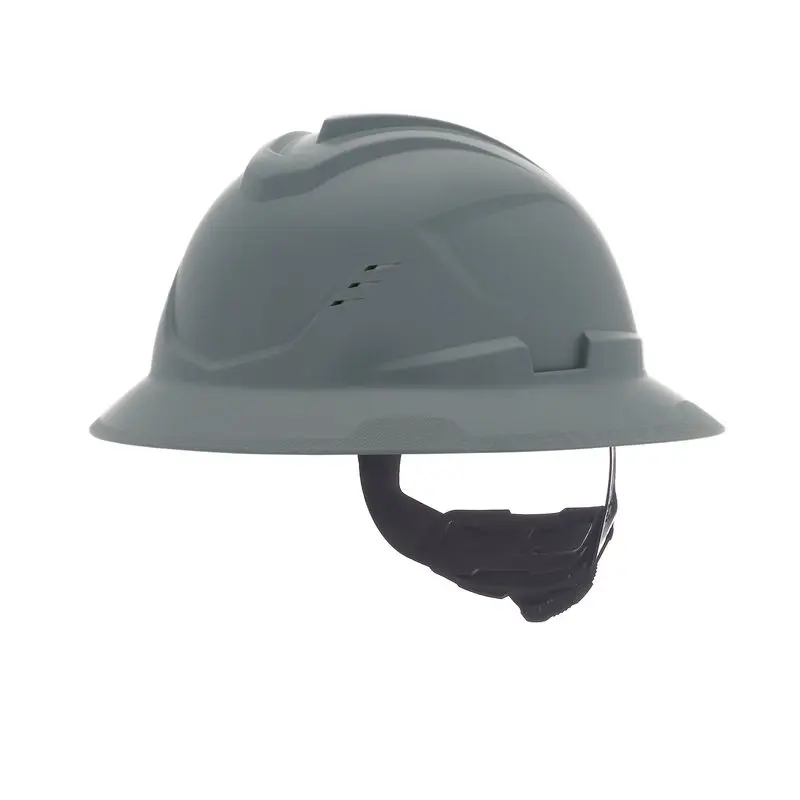 10215836 MSA 10215836 V-Gard C1™ Full Brim, Vented, Fas-Trac III, Gray - Image 1