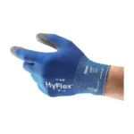 Ansell 11-618 HyFlex Ultra-Lightweight Work Gloves, PU Coated Palm - Size 11 - XXL - 12 Pairs