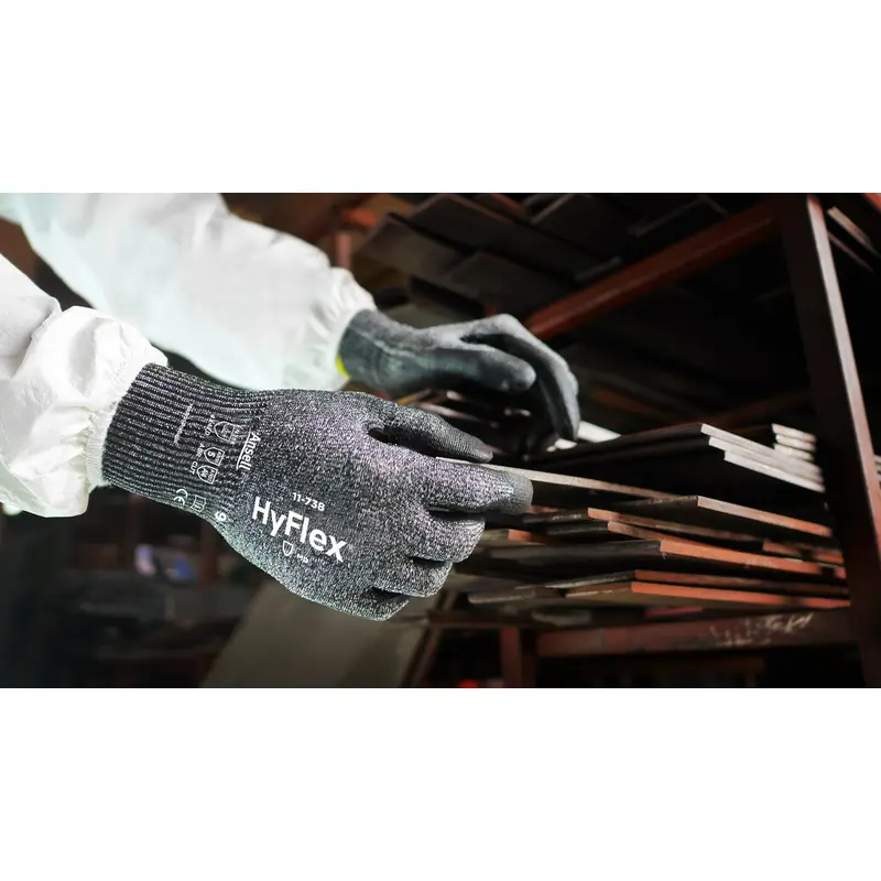 11-738.3 Ansell 11-738 HyFlex FORTIX Cut-Resistant Gloves, INTERCEPT A4, - Size 6 - XS - Pair - Image 4