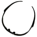 Kleenguard 14481 V30 Nemesis Safety Glasses, Blue Mirror Lenses with Black Frame - 12 Pairs - Image 4