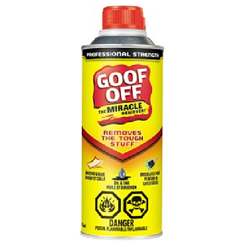 Goof Off Latex and Paint Adhesive Remover, 16 oz. - Fast & Efficient -  Removes Dried Paint & Tough Adhesives - Safe for Multiple Surfaces in the  Adhesive Removers department at