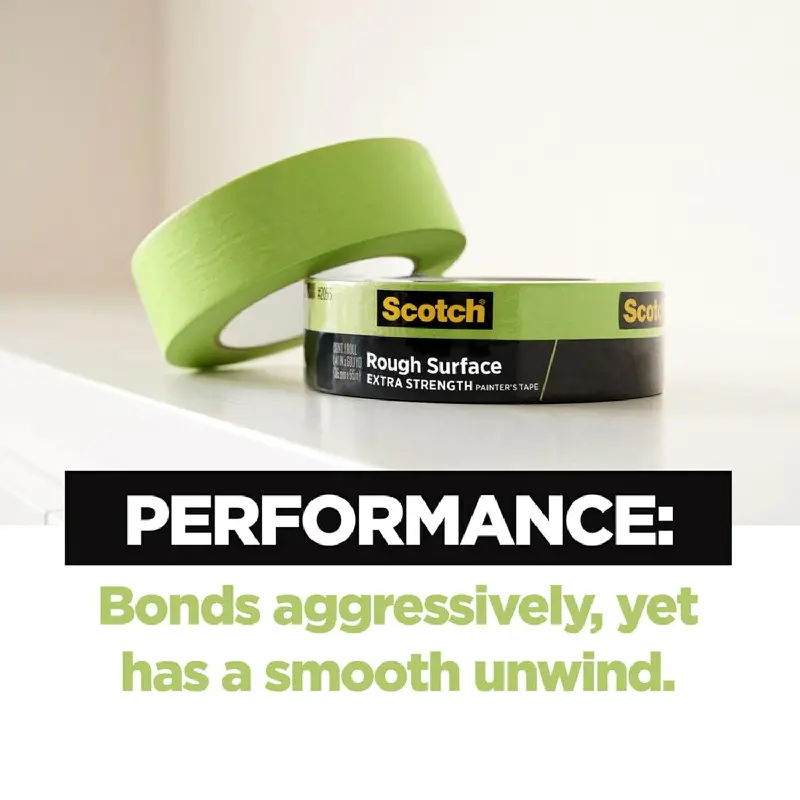 2060 3M 2060 Rough Surface Painter's Tape 0.94" x 60.1 yd - Image 3