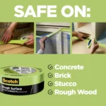 3M 2060 Rough Surface Painter's Tape 0.94" x 60.1 yd - Image 4