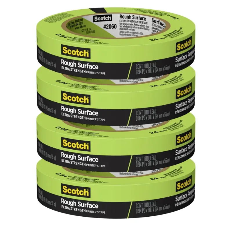 2060 3M 2060 Rough Surface Painter's Tape 0.94" x 60.1 yd - Image 2