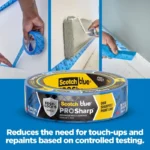 3M 2093+-36EC ScotchBlue PROSharp Painter's Tape, 1.41 in x 60 yd - Image 4