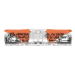 WAGO 221-2401 Inline Splicing Connector - 221 Series 12 AWG Lever Connector - Image 3