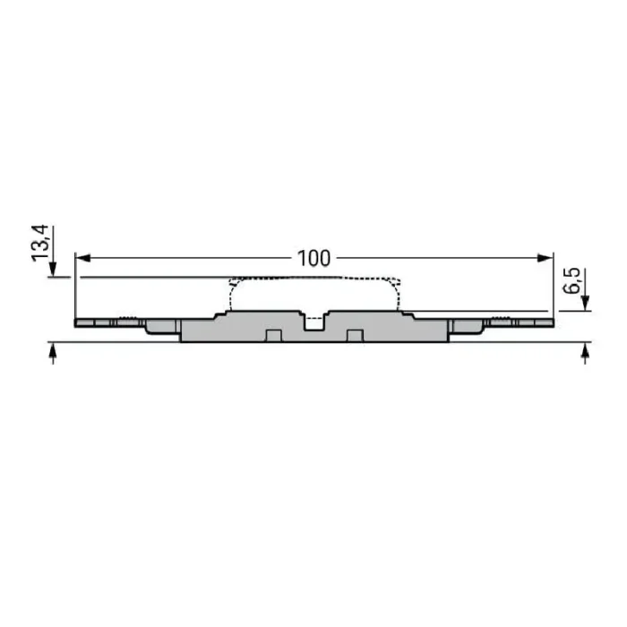 WAGO 221-2501 Mounting Carrier For Inline Series Splicing Connector - Image 5
