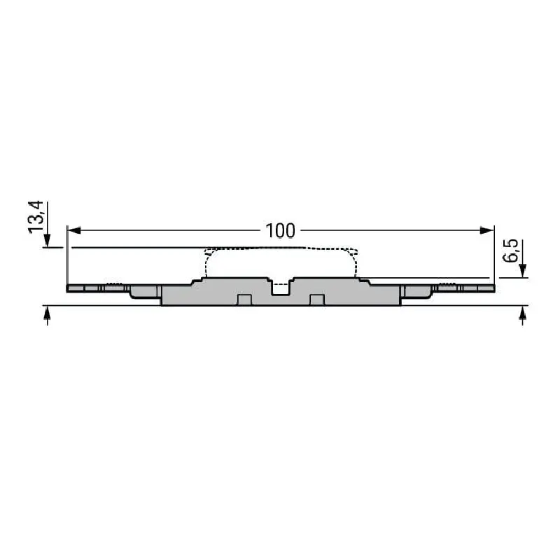 221-2503.3 WAGO 221-2503 Mounting Carrier For Inline Series Splicing Connector - Image 5