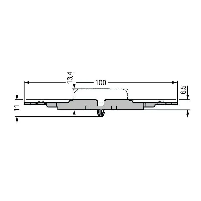 221-2512.2 WAGO 221-2512 Mounting Carrier For Inline Series Splicing Connector - Image 4