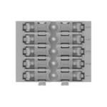 WAGO 221-2525 Mounting Carrier For Inline Series Splicing Connector - Image 3