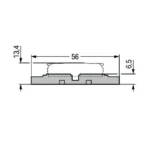 WAGO 221-2525 Mounting Carrier For Inline Series Splicing Connector - Image 4