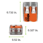 WAGO 221-412 Compact Splicing Connector - 221 Series 12 AWG Lever Connector - Image 8