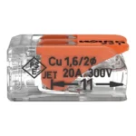 WAGO 221-412 Compact Splicing Connector - 221 Series 12 AWG Lever Connector - Image 2