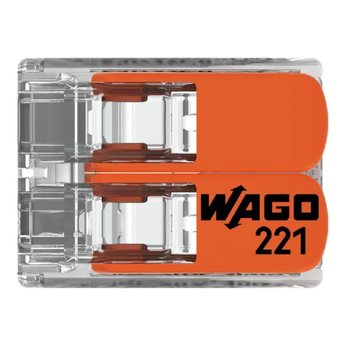 WAGO 221-412 Compact Splicing Connector - 221 Series 12 AWG Lever Connector - Image 5