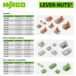 WAGO 221-413 Compact Splicing Connector - 221 Series 12 AWG Lever Connector - Image 9