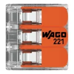 WAGO 221-413 Compact Splicing Connector - 221 Series 12 AWG Lever Connector - Image 4