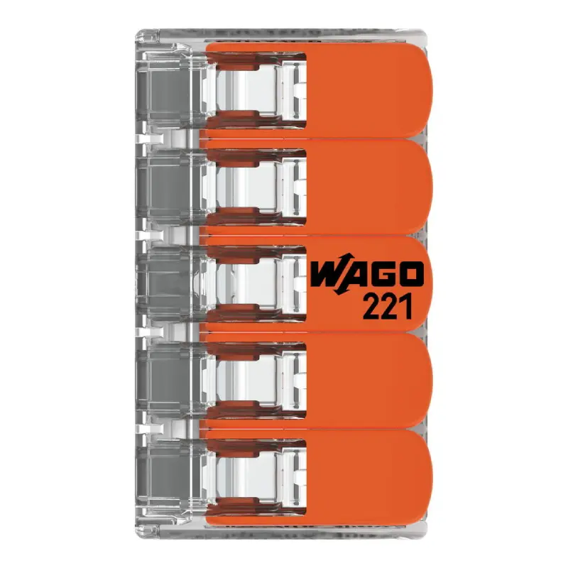 221-415 .3 WAGO 221-415 Compact Splicing Connector - 221 Series 12 AWG Lever Connector - Image 5