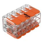 WAGO 221-420 Compact Splicing Connector with Lever - 221 Series 12 AWG Lever Connector