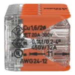 WAGO 221-420 Compact Splicing Connector with Lever - 221 Series 12 AWG Lever Connector - Image 2