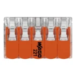 WAGO 221-420 Compact Splicing Connector with Lever - 221 Series 12 AWG Lever Connector - Image 4