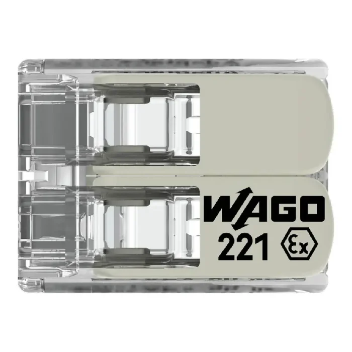 WAGO 221-482 Ex Range Compact Splicing Connector - 221 Series 12 AWG Lever Connector - Image 3