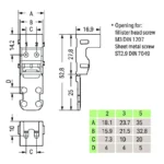WAGO 221-505 Mounting Carrier For Terminal Blocks - For 221 Series (24-12 AWG) 5-Conductor - Image 2