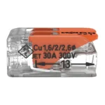 WAGO 221-612 Compact Splicing Connector - 221 Series 10 AWG Lever Connector - Image 3