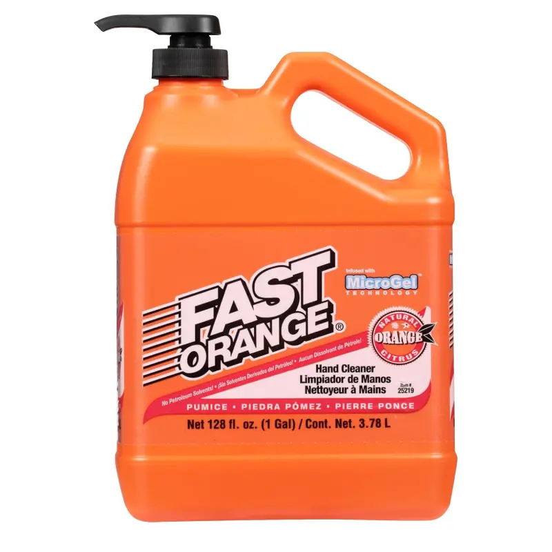 25219.webp Fast Orange 25219 Hand Cleaner – Smooth Lotion Formula, Biodegradable, 1 Gallon Pump Bottle - Image 1