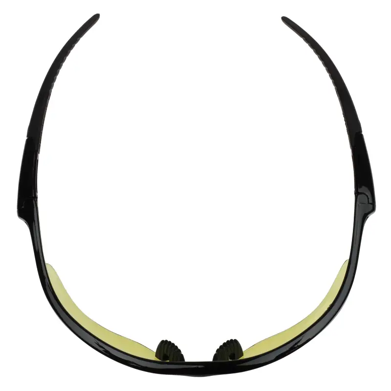25659 (3) Kleenguard 25659 V30 Nemesis Safety Glasses, Amber Lenses with Black Frame  - 12 Pairs - Image 4