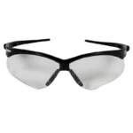 Kleenguard 25679 V30 Nemesis Safety Glasses, Anti-Fog Coating, Clear Lenses with Black Frame  - 12 Pairs