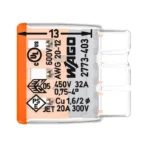 WAGO 2773-403 Compact Pushwire Connector - 2773 Series 12 AWG Push Connector - Image 2