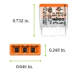 WAGO 2773-403 Compact Pushwire Connector - 2773 Series 12 AWG Push Connector - Image 8
