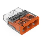 WAGO 2773-403 Compact Pushwire Connector - 2773 Series 12 AWG Push Connector